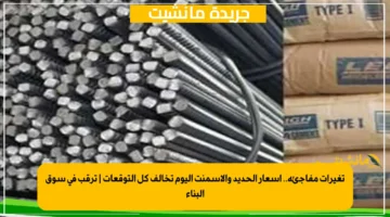 تغيرات مفاجئة.. أسعار الحديد والأسمنت اليوم تخالف كل التوقعات ترقب في سوق البناء 1